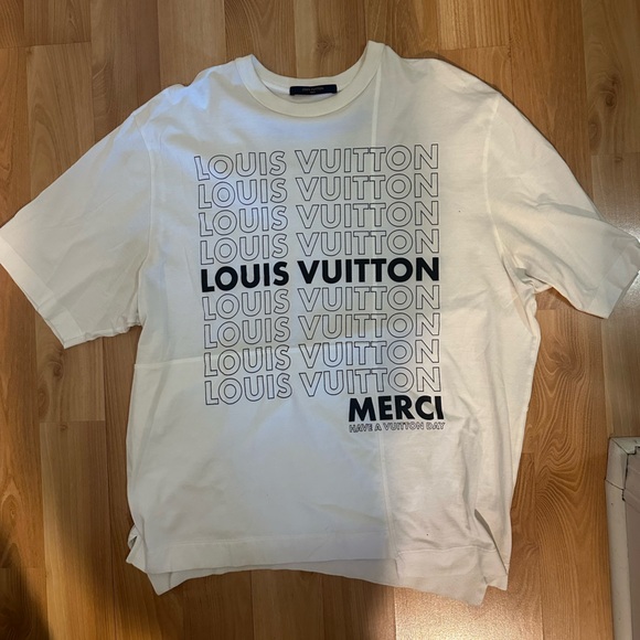 Louis Vuitton Tee with Bold Lettering